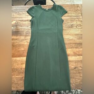 Felicity & Coco Green Pencil Midi Dress